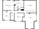 Second floor layout showing bedrooms, bathrooms, and walk-in closet for the primary bedroom at 990 Lilac Arbor Rd, Dacula, GA 30019