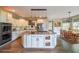 Spacious, updated kitchen with a large center island, stainless steel appliances, and ample cabinet space at 1354 Benbrooke Nw Ln, Acworth, GA 30101