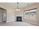 Sitting area with a fireplace and natural light at 4360 Carver Ct, Cumming, GA 30040