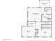 Floor plan of second floor showing layout of rooms at 479 Clifton Se St, Atlanta, GA 30316