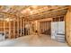 Spacious unfinished basement featuring concrete floors, exposed ceiling, and ample room for storage at 4970 Roseman Trl, Cumming, GA 30040