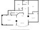 Detailed floor plan showcasing the layout of the home, including the living room and kitchen at 893 Paces Farm Sw Trl, Marietta, GA 30064