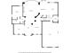 Detailed floor plan showcasing the layout of the home, including the living room and kitchen at 893 Paces Farm Sw Trl, Marietta, GA 30064