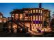 Spacious backyard featuring a large deck, outdoor kitchen, and beautiful landscaping at 893 Paces Farm Sw Trl, Marietta, GA 30064