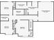 Second floor floorplan featuring the bedrooms, bathrooms, and laundry room at 3545 River Summit Trl, Duluth, GA 30097