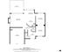 An overhead view of the floor plan featuring living, dining, and kitchen areas at 36 Evergreen Way, Dallas, GA 30157