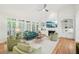 Light-filled living room showcasing a fireplace, built-in shelving, and generous natural light at 1670 Bookhout Dr, Cumming, GA 30041