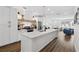 Open-concept kitchen with stainless steel appliances, and a large center island at 24 Becker Nw Pl, Atlanta, GA 30307