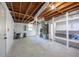 Unfinished basement features exposed HVAC and utilities at 2531 Ridgecrest Nw Dr, Kennesaw, GA 30152