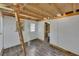 Interior of outbuilding featuring exposed beams, wood floors and walls, plus natural light at 2531 Ridgecrest Nw Dr, Kennesaw, GA 30152
