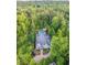 Expansive estate surrounded by lush greenery with a private backyard pool at 4140 Hillside Nw Pl, Atlanta, GA 30342