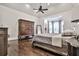 Spacious main bedroom with hardwood floors, large windows, and ample closet space at 4140 Hillside Nw Pl, Atlanta, GA 30342