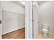 Bathroom with a walk-in closet and a separate toilet at 3676 Brookhaven Manor Ne Xing, Atlanta, GA 30319