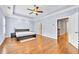Large main bedroom with hardwood floors and ensuite bathroom at 3676 Brookhaven Manor Ne Xing, Atlanta, GA 30319