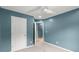 Bedroom with carpet and a ceiling fan at 4258 Anderson Ridge Way, Austell, GA 30106