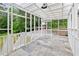 Outdoor covered porch with bluestone tile at 4258 Anderson Ridge Way, Austell, GA 30106