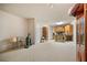 Spacious finished basement with neutral carpet, lighting and plenty of storage space at 5525 Tallantworth Trl, Cumming, GA 30040