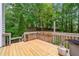 Inviting deck with lush green surroundings and scenic views is perfect for outdoor entertaining at 5525 Tallantworth Trl, Cumming, GA 30040