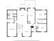 Second floorplan displaying the layout of bedrooms, kitchen, living room, and bathrooms at 5525 Tallantworth Trl, Cumming, GA 30040