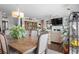 A naturally lit dining room looks out onto an airy and comfortable living space at 365 Freeman Sw Ter, Atlanta, GA 30331
