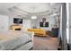 Spacious main bedroom with sitting area, fireplace, and tray ceiling at 365 Freeman Sw Ter, Atlanta, GA 30331