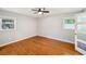 Bright bedroom with hardwood floors and large windows for natural light at 2301 Crestcliff Dr, Tucker, GA 30084