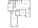 Detailed floor plan showcasing the layout of the third level with three bedrooms, loft and bonus room at 176 Nightwind Trce, Acworth, GA 30101