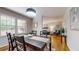 The dining room flows into the living room offering plenty of natural light at 2735 Shetland Dr, Decatur, GA 30033