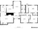 Detailed floor plan showcasing the layout of the home with the kitchen, living room, and bedrooms at 2735 Shetland Dr, Decatur, GA 30033