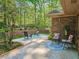 Cozy brick patio with comfortable seating amidst lush landscaping, an ideal spot for outdoor living at 2735 Shetland Dr, Decatur, GA 30033