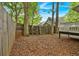 View of the house's back yard and a portion of the house's back deck from the side at 898 Allene Sw Ave, Atlanta, GA 30310