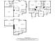 Complete set of floor plans illustrating the home's layout across multiple levels, including the basement at 905 Fox Croft Pl, Canton, GA 30114