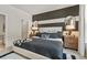 Well-decorated bedroom featuring a comfortable bed, contemporary furnishings, and ample natural light at 102 Holt Ln, Lawrenceville, GA 30046