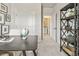 Cozy office featuring a stylish desk, comfortable seating, and a decorative shelving unit at 102 Holt Ln, Lawrenceville, GA 30046