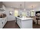Stylish kitchen with white countertops, stainless appliances, and an open layout at 1771 Jordan Brook Dr, Lawrenceville, GA 30043