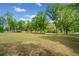 Expansive grassy area with mature trees offers serene views and ample space for recreation at 751 Upper Burris Rd, Canton, GA 30114