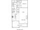 Second floor plan with kitchen, dining, Gathering room, covered porch, and bedrooms with walk-in closets at 1432 Fairmont Ave, Atlanta, GA 30318
