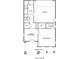 First floor plan showcases a spacious layout with a foyer, bedroom, and an attached garage at 1432 Fairmont Ave, Atlanta, GA 30318