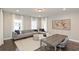 Comfortable living room with modern decor, ample seating, and natural light at 1432 Fairmont Ave, Atlanta, GA 30318