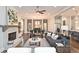 Spacious living room featuring a fireplace and open layout at 1432 Fairmont Ave, Atlanta, GA 30318