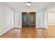 Beautiful foyer with hardwood floors and elegant double doors at 11540 Northgate Way, Roswell, GA 30075
