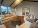 Cozy sunroom with vaulted ceiling and lots of natural light from the large windows at 2840 Wendy Ln, Marietta, GA 30062