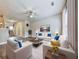 Bright, open-concept living room features stylish furniture and a cozy atmosphere, great for relaxing or entertaining at 319 Franklin Ln, Acworth, GA 30102