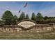 Centennial Lakes community sign at 319 Franklin Ln, Acworth, GA 30102