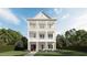 Charming three-story home featuring double balconies and a welcoming entrance at 1417 Coretta Scott Bnd, Atlanta, GA 30318