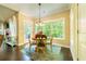 Cozy dining room with natural light, stylish decor, and view of backyard at 2025 Goldmine Dr, Cumming, GA 30040