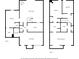 Detailed floor plan showcasing the layout of the home's two stories at 3 Fairway Nw Dr, Kennesaw, GA 30144