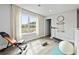 Bright bonus room with workout area and large windows, providing a healthy and active lifestyle at 3543 Cedarvale Ct, Powder Springs, GA 30127