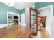 Dining room showcases views into the living room and butler's pantry at 2700 Sandstone Dr, Lawrenceville, GA 30043