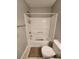 Cozy bathroom with a tiled shower, grab bar, and efficient layout at 3777 Harvest Dr, Decatur, GA 30034